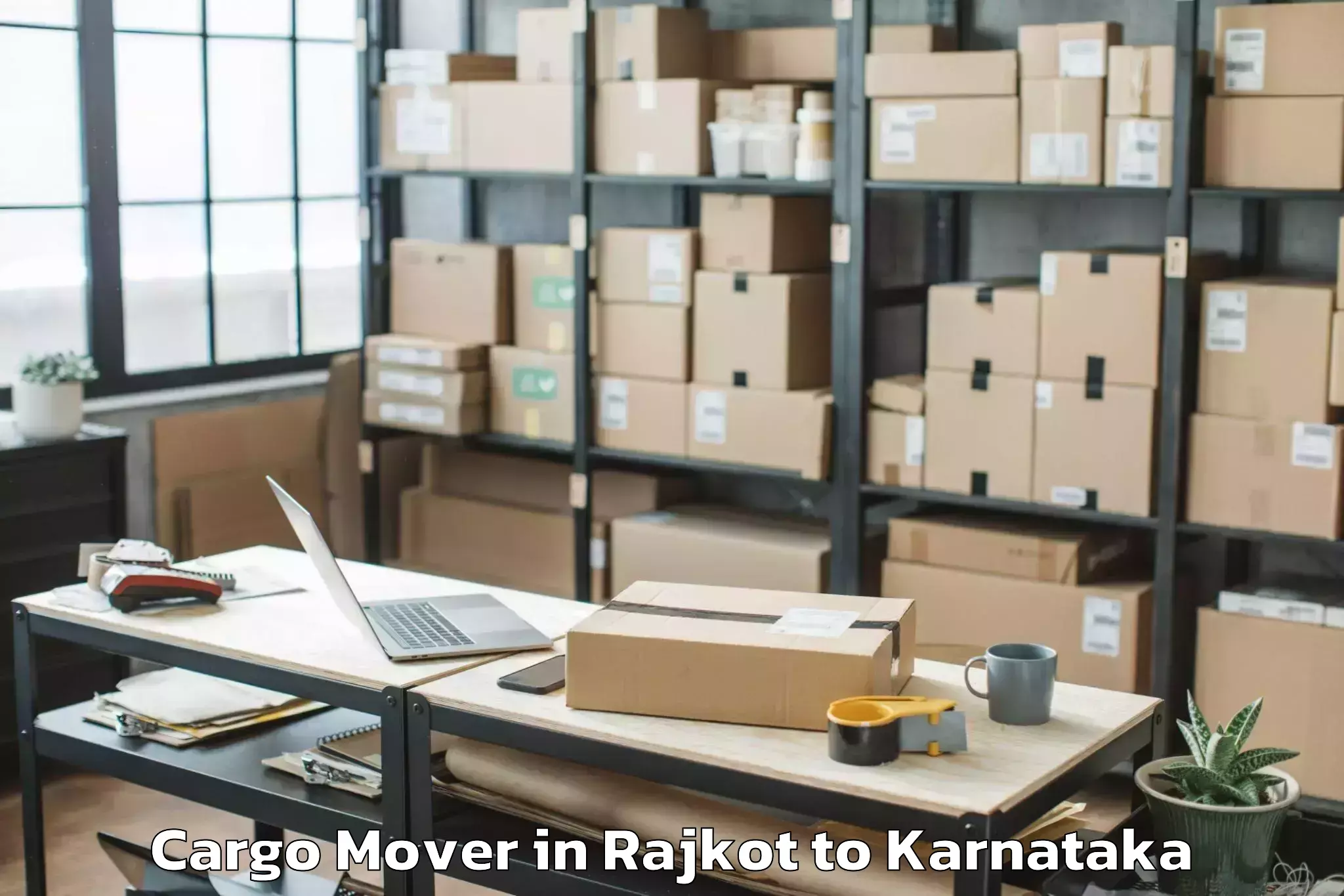 Leading Rajkot to Lingasugur Cargo Mover Provider